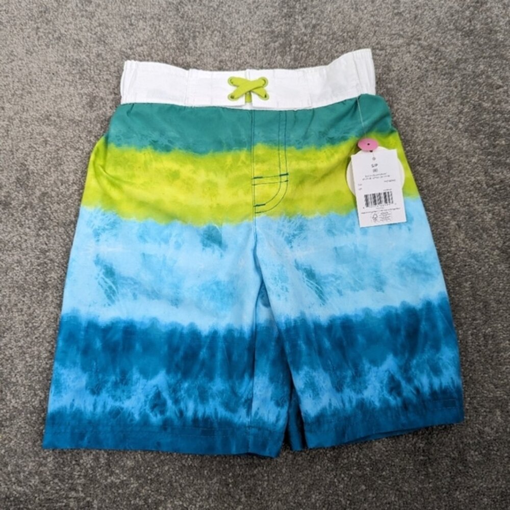George Boy's Swim Trunks Shorts Size 6 Youth Small Abstract Print NEW